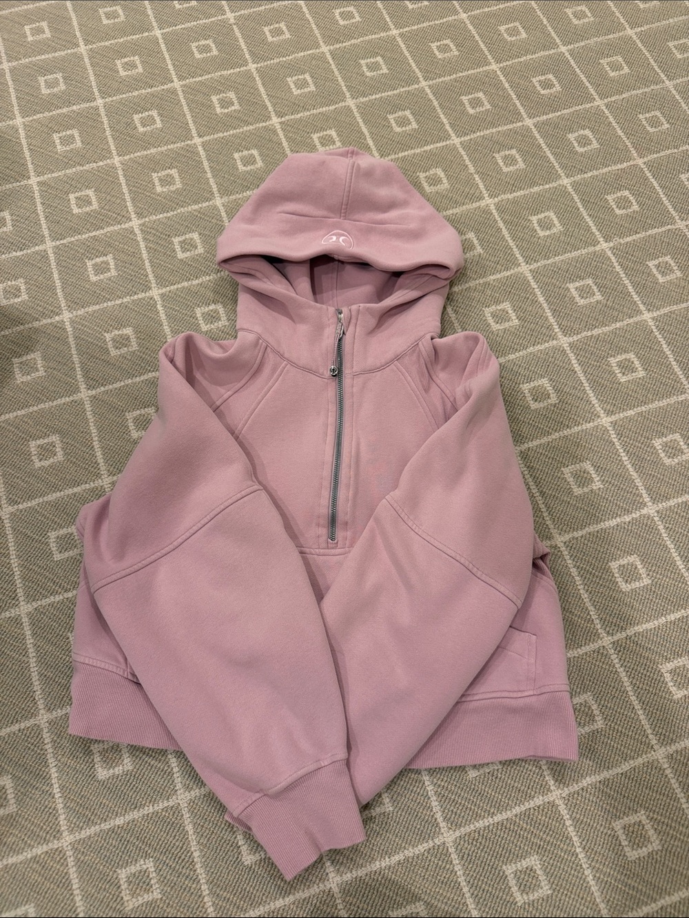 lululemon athletica Dusty Rose Half-Zip Hoodie